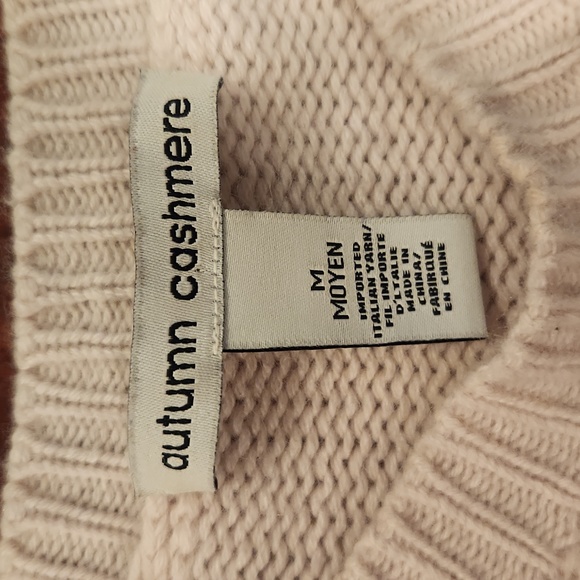 Pale pink cashmere wool sweater - Picture 2 of 4